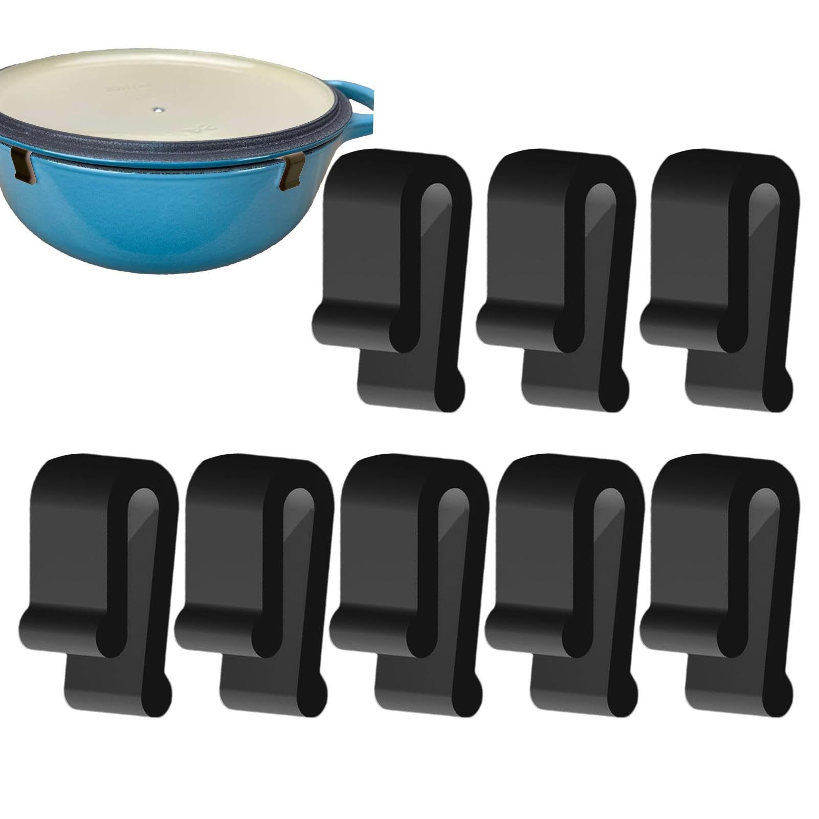 Cast Iron Tetsubin - سيليكون الهولندية فرن حامي كليب الغذاء