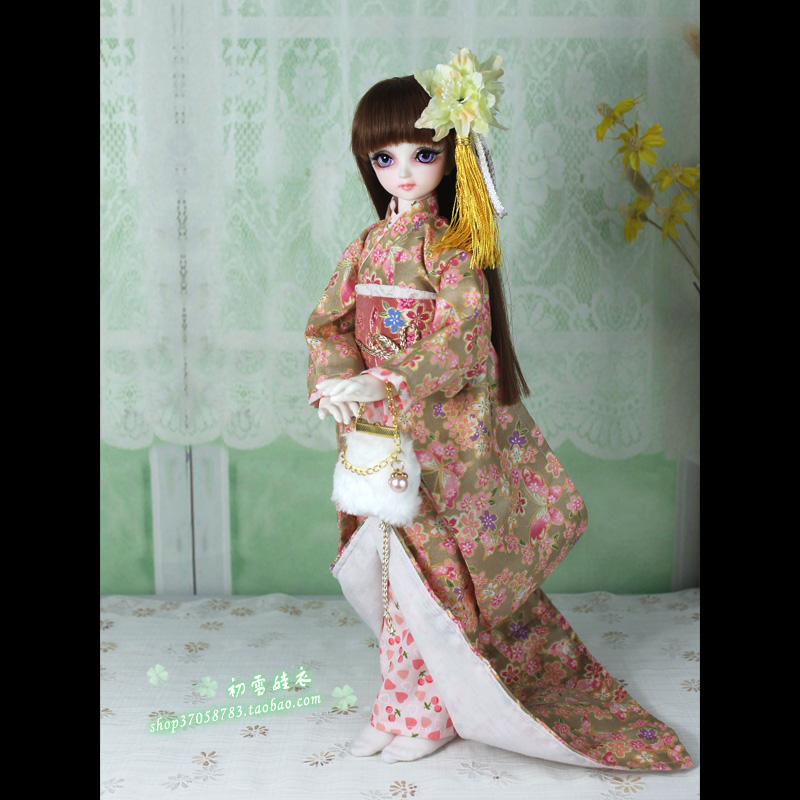Japanese For Lifestyle - 1/4 1/3 BJD ثوب الكيمونو الياباني