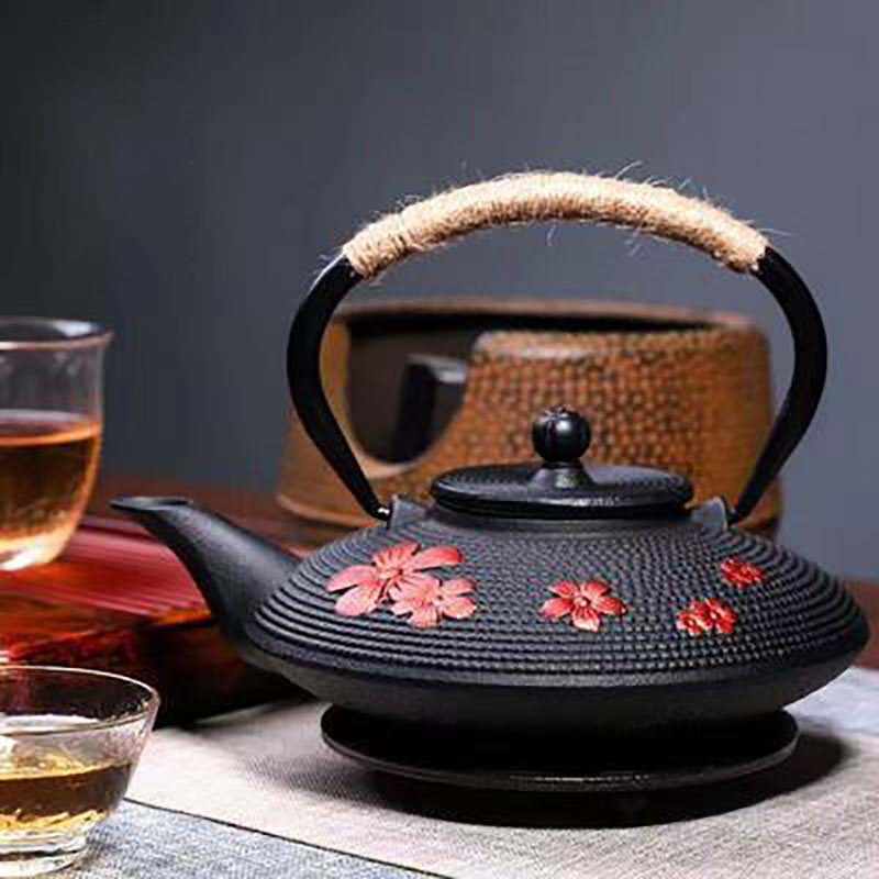 طقم إبريق شاي من الحديد الزهر  - مراجعة Cast Iron Tetsubin وسعره