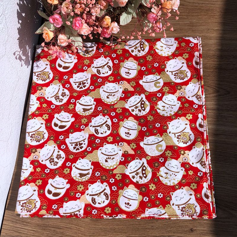 فوروشيكي-قماش ملفوف ياباني تقل - مراجعة Furoshiki Wrap Cloth وسعره