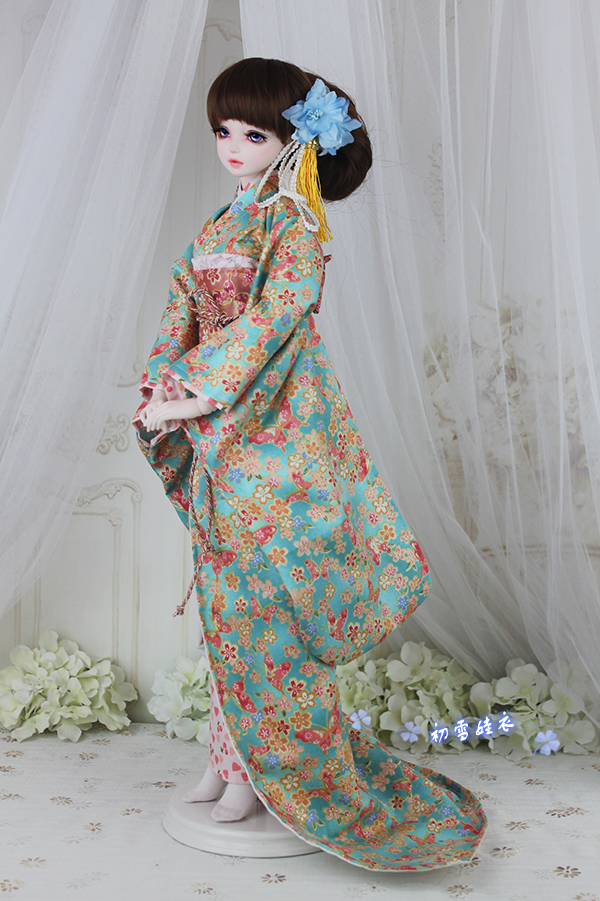 1/4 1/3 BJD ثوب الكيمونو الياب - مراجعة Japanese For Lifestyle وسعره